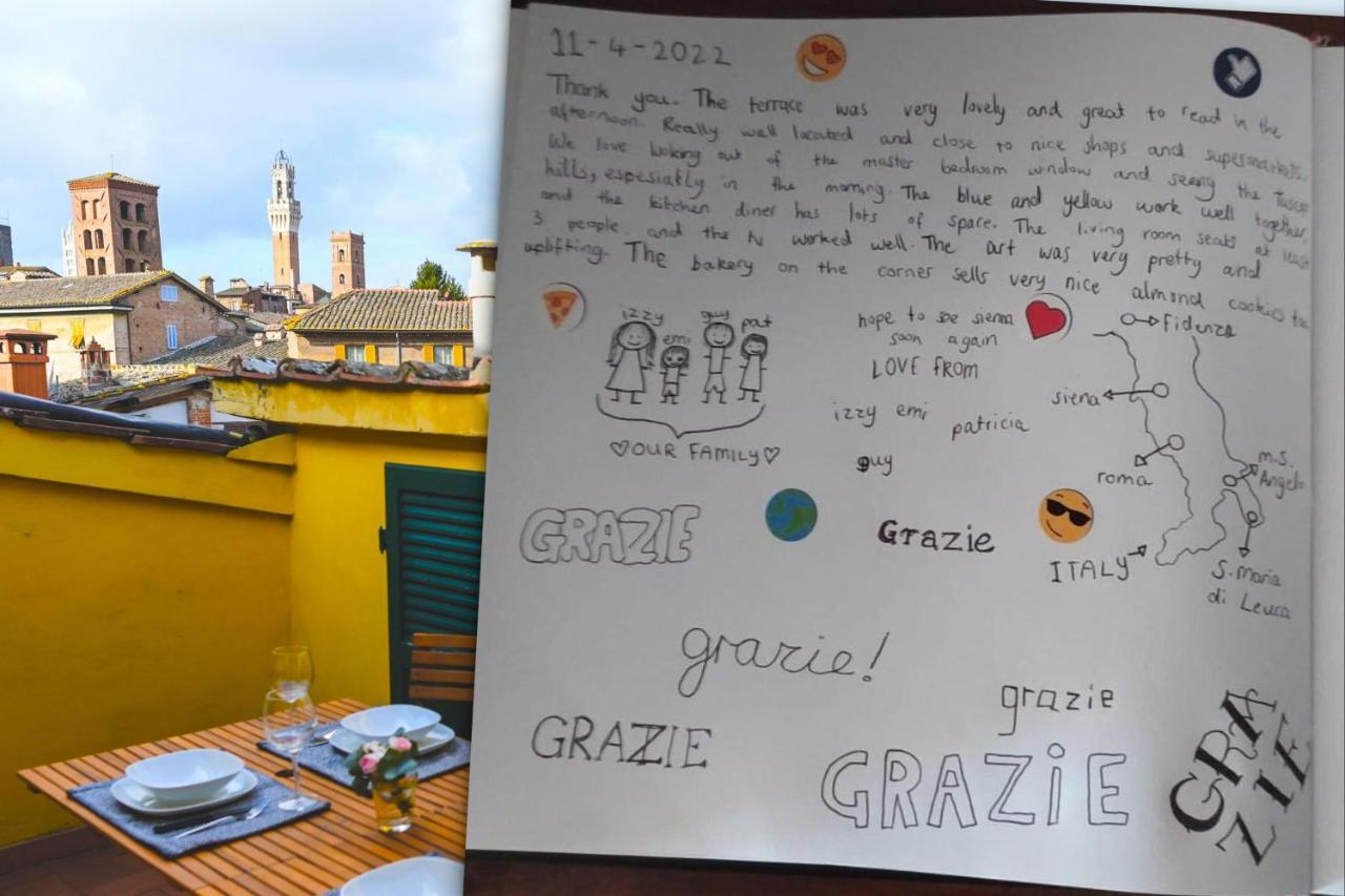 Un Terrazzo Sulla Magia Apartment เซียนา ภายนอก รูปภาพ